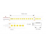 Tira LED 230V monocolor 14W/mt 120L/mt. SMD 2835 IP67 12x4mm corte cada 100mm, Venta por metros, desde 10,84€/m